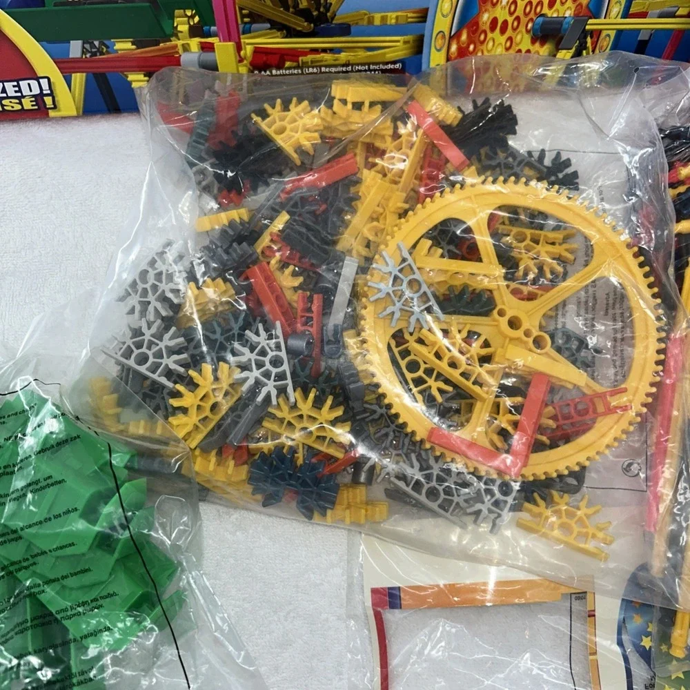 K'Nex Musical Ferris Wheel Complete Set!, Age 8+ 3 Models 523 Pieces Most Sealed